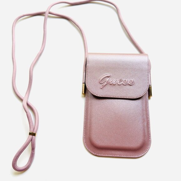 3667 GUESS CROSSBODY PHONE HOLDER IPHONE 16 PRO MAX - Picture 1 of 7
